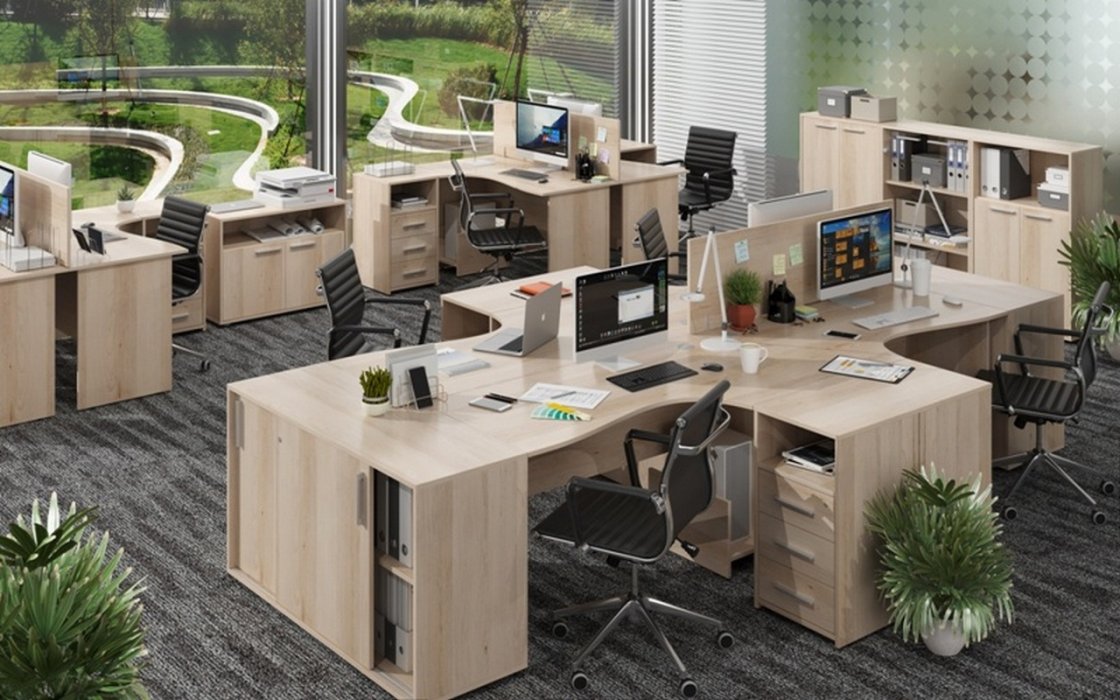 Офисная мебель для персонала «Канцлер» - вид 2